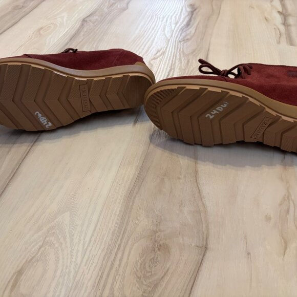 Sorel Womens Evie II Lace-Up Suede Ankle Boots Size 8 Spice - Picture 6 of 8